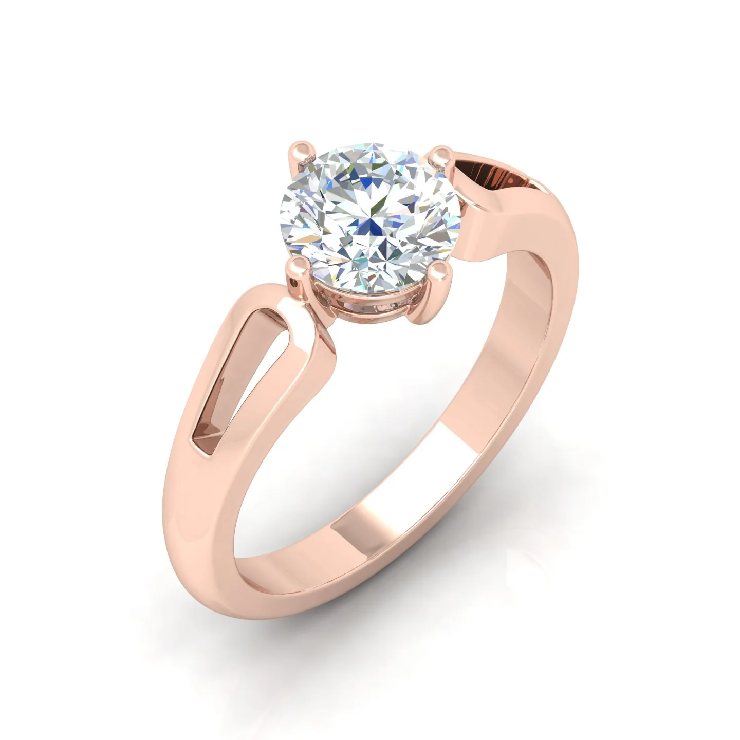 Classic 2.00 Carat D/VS Lab Round Diamond Solitaire Engagement Ring For Women - Image 5