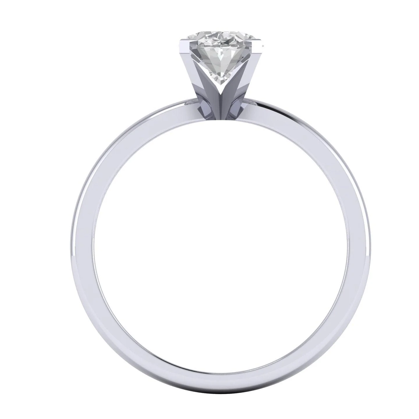 Last Piece ! 2.00 CT IGI Certified Diamond Oval Cut Solitaire Engagement Ring in Platinum - Image 4