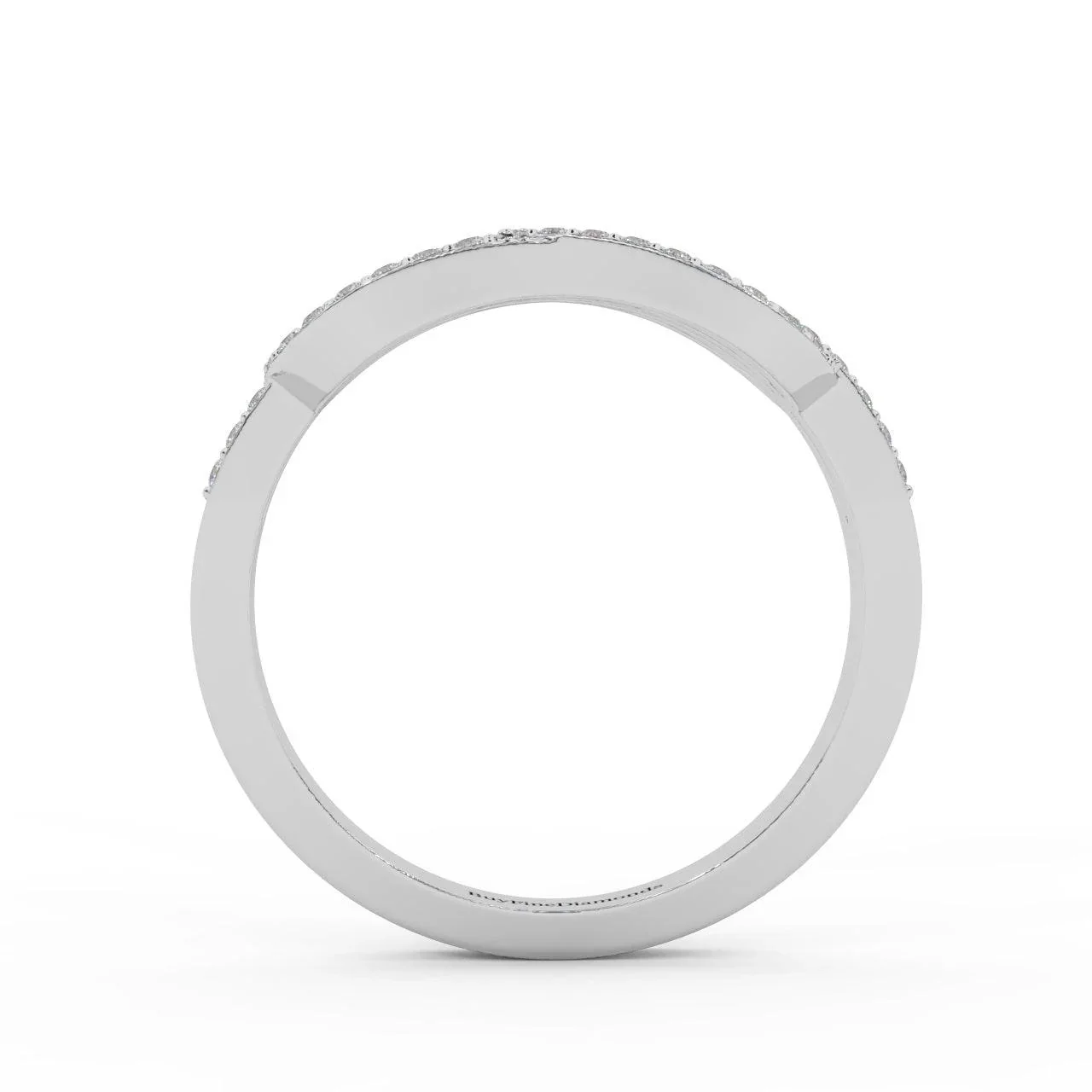 Natural Round Diamond Infinity Eternity Ring Band - 0.40 Carat - Image 7