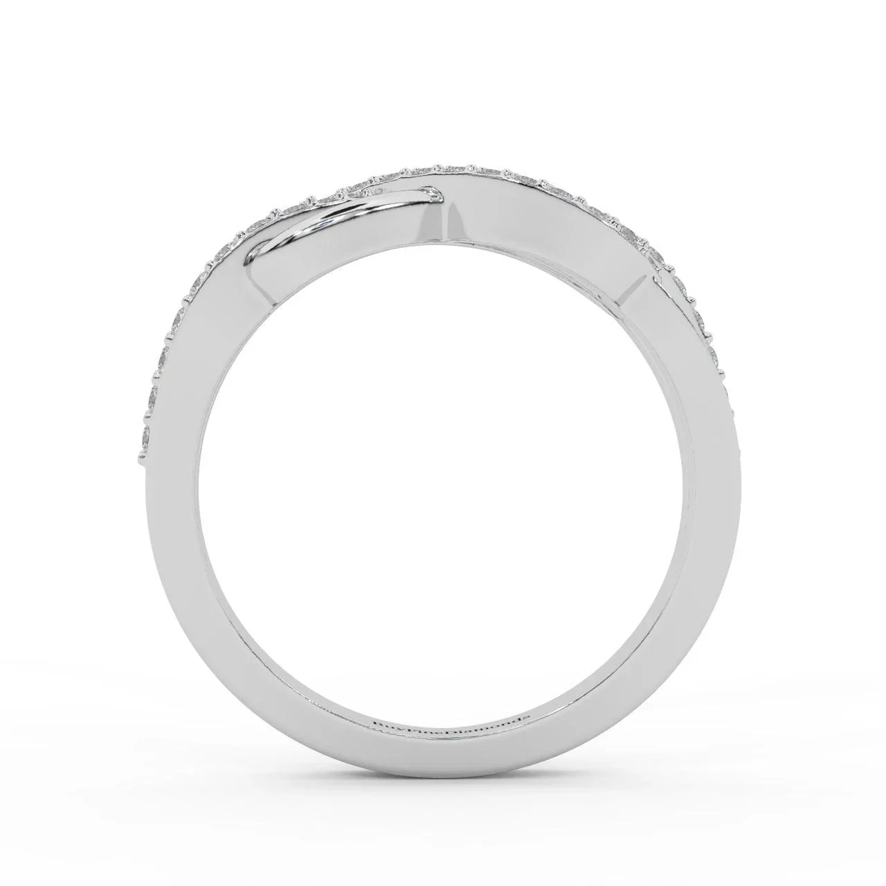 Natural Round Diamond Infinity Eternity Ring For Women 0.40 Carat - Image 7