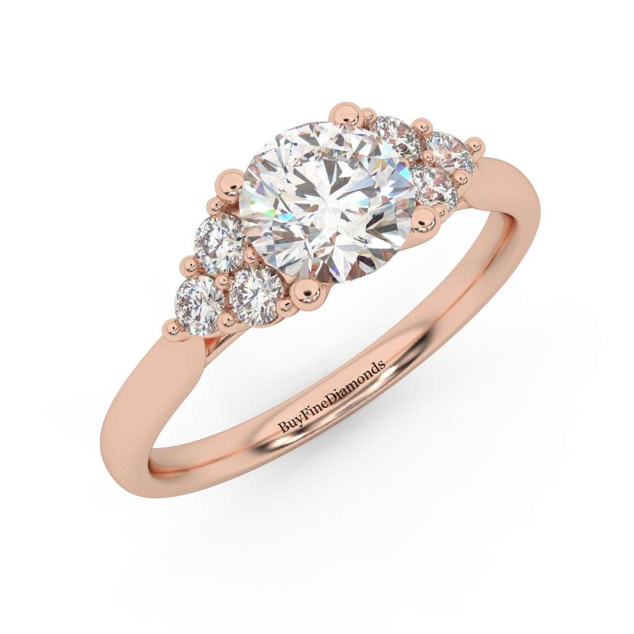 Best Deal..! Round Diamond Engagement Ring Women's Ring - 1.00 Carat - Image 4
