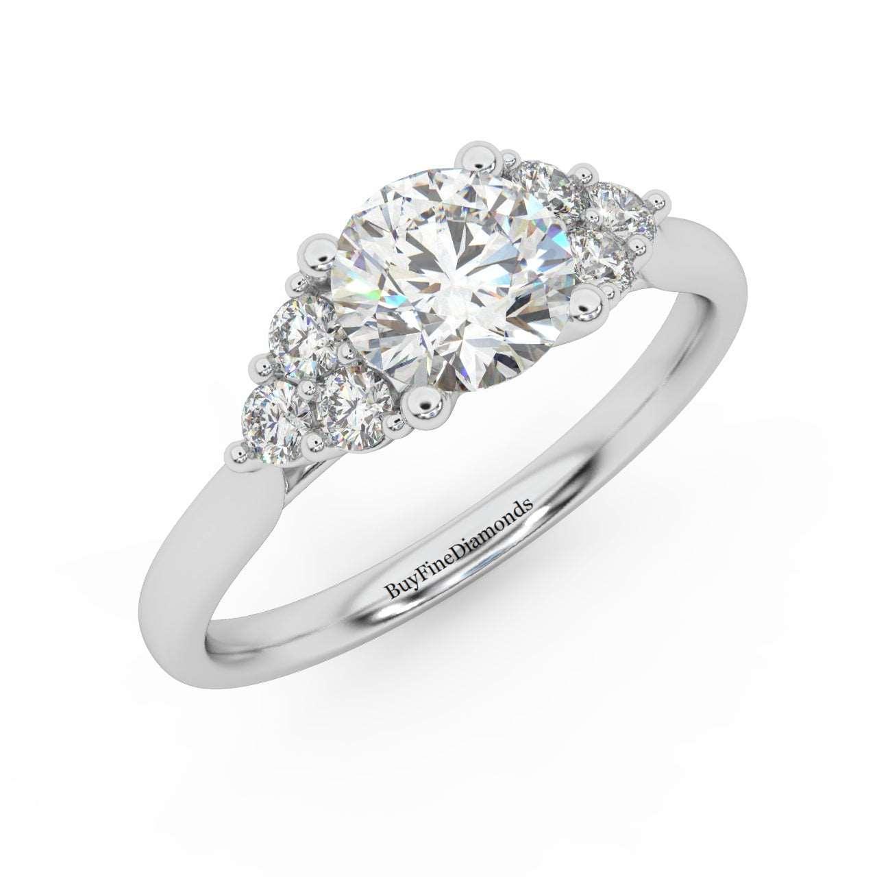 Best Deal..! Round Diamond Engagement Ring Women's Ring - 1.00 Carat - Image 5