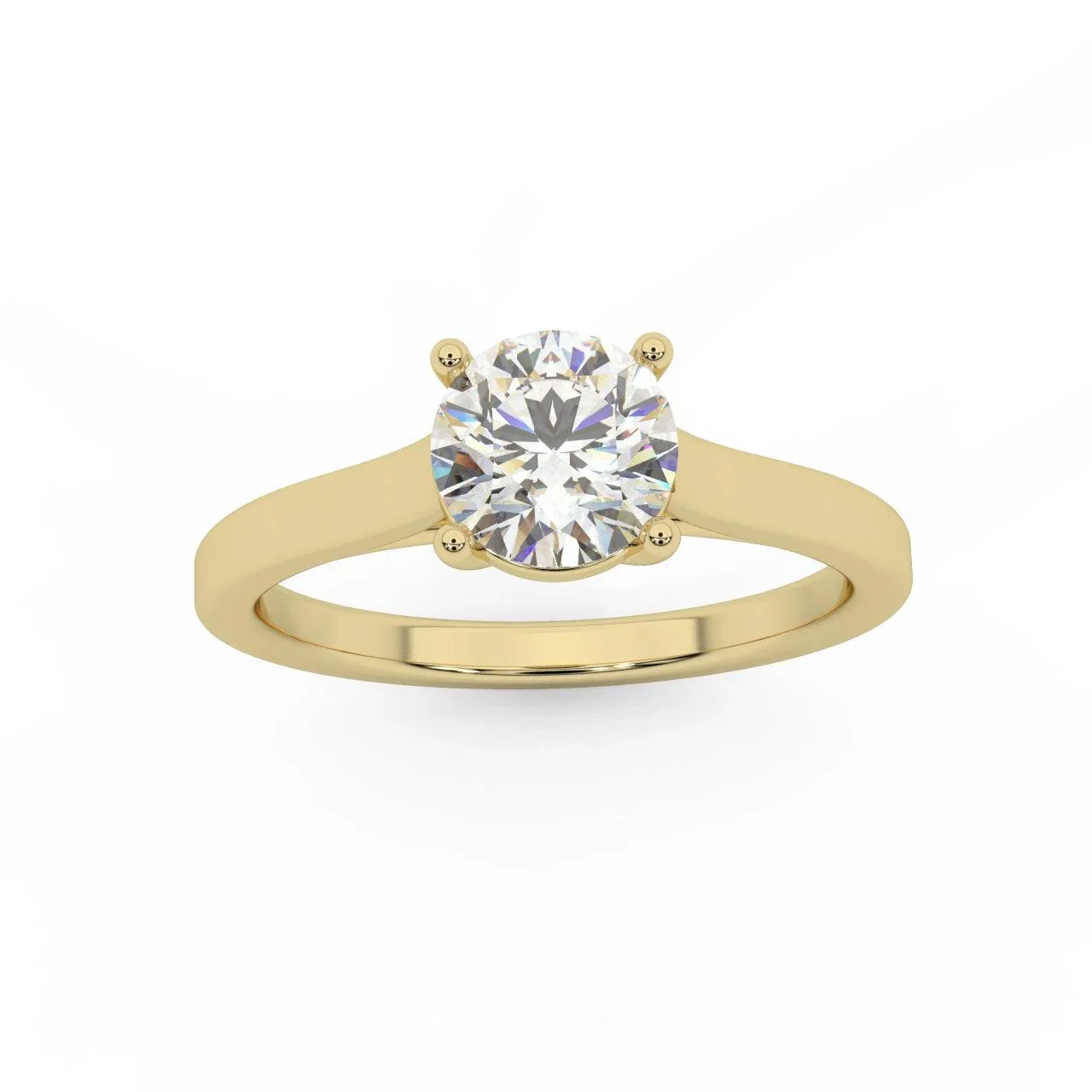 Round Diamond Lucida Solitaire Engagement Ring 1.00ct E/VS - Image 3
