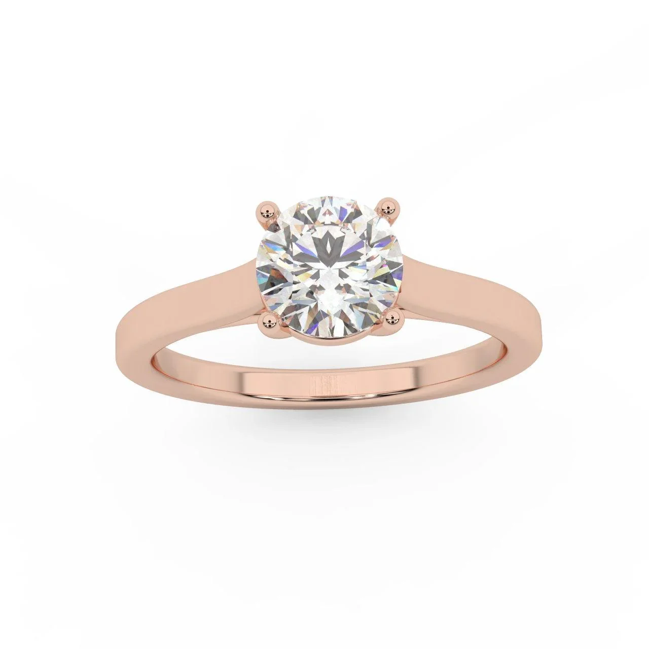 Round Diamond Lucida Solitaire Engagement Ring 1.00ct E/VS - Image 4