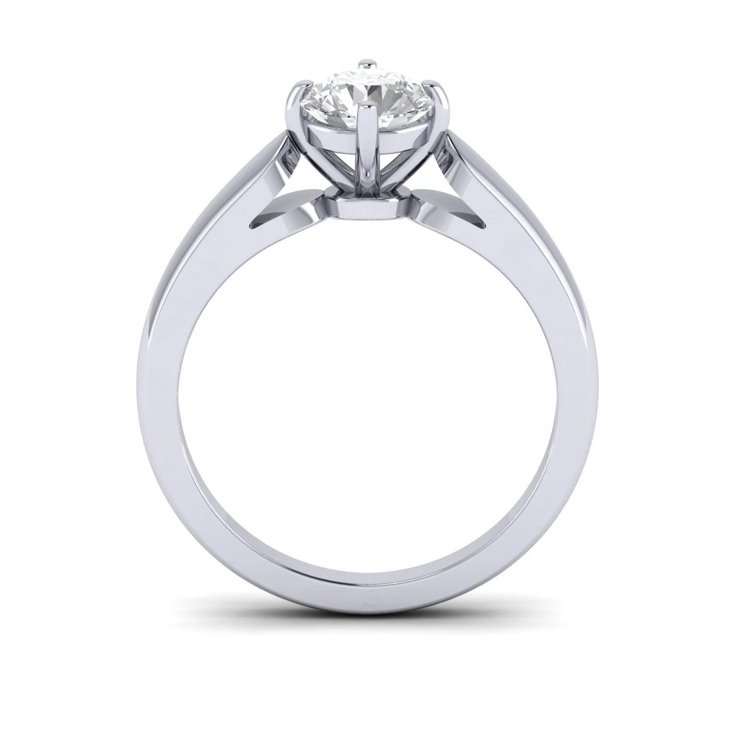 Top Quality..!! E/VVS 2.20CT Round Diamond Solitaire Engagement Ring, 950 Platinum - IGI CERTIFIED - Image 2